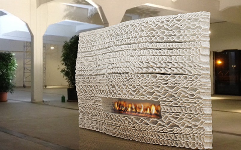 Omdat de vorm niet langer bepalend is voor een ontwerp, moeten ontwerpers anders gaan denken (Wall, inzending 2015, Bekkering Adams architecten)