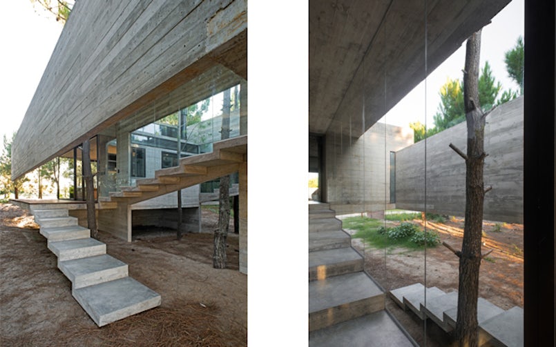 De buitenruimte is onlosmakelijk verbonden met de binnenruimte. (foto: Daniela MacAdden i.o.v. Luciano Kruk architecten)