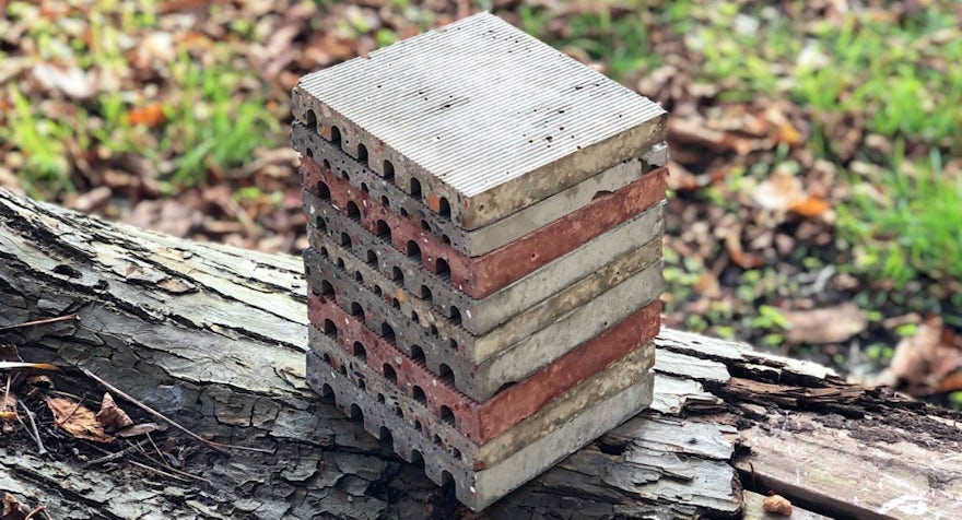 Experimenten van studenten TU Delft met circulair beton