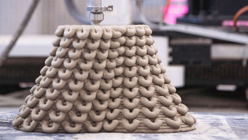 Ontwerpen van 3D-geprinte betonelementen